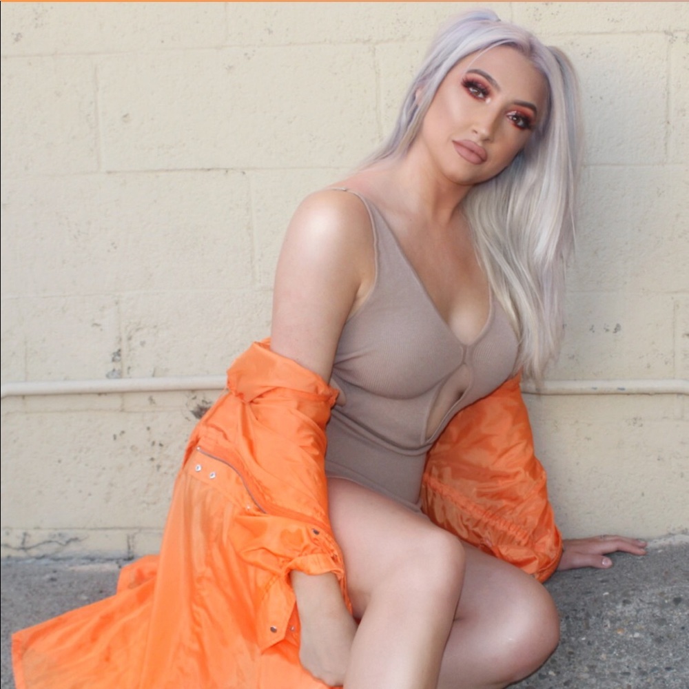 Nude Cut-out dress